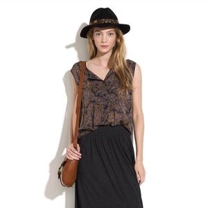 [Madewell] Paisley Moon Blouse- S